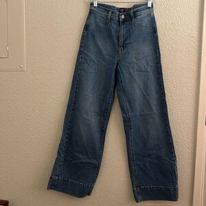 EUC Gap high waisted wide leg jeans